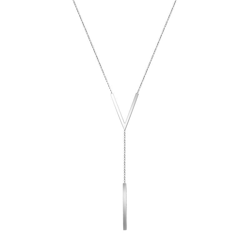 Valenzora | V-shaped gold necklace