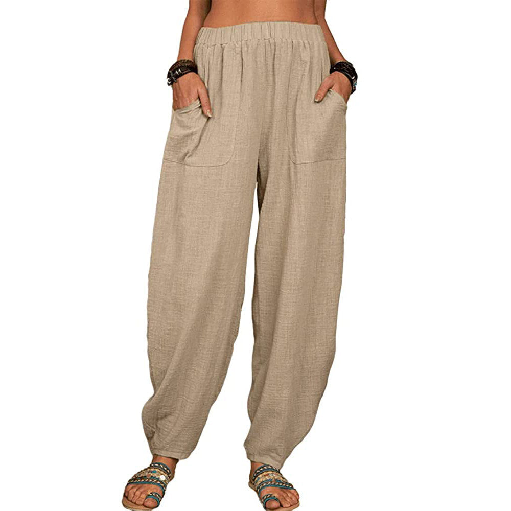 Valenzora | Casual harem pants with pockets