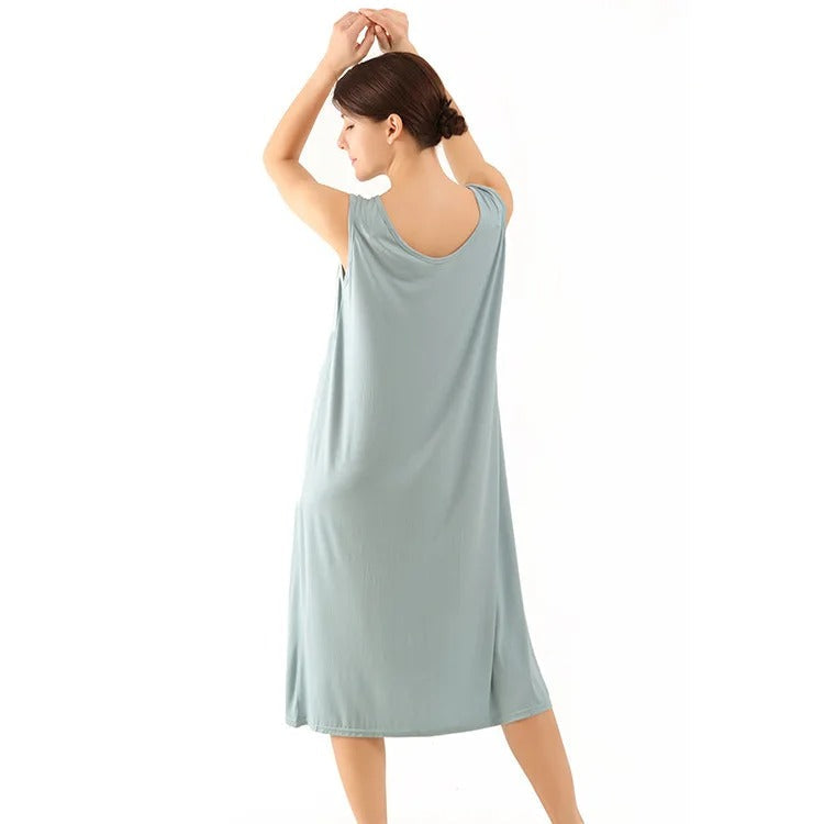 Valenzora | Sleeveless nightgown, soft material