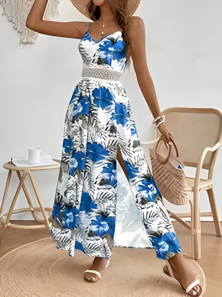 Valenzora | Elegant Sleeveless Split Dress for Women