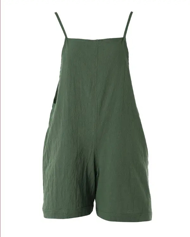 Valenzora | Casual-style jumpsuit with suspenders