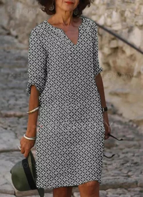 Valenzora | Elegant summer dress for women, airy and modern
