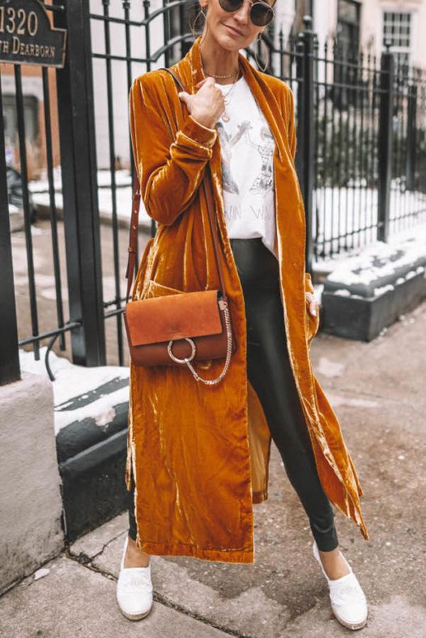 Velvet kimono jacket