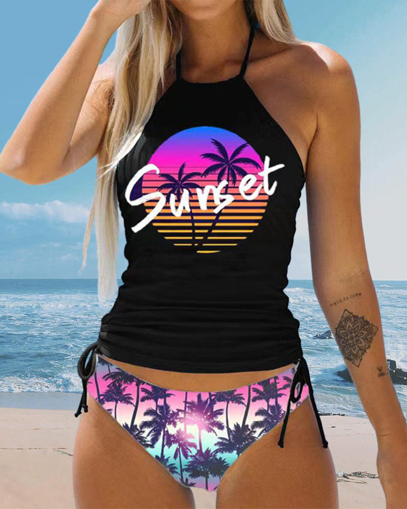 Valenzora | Bikini-Set mit Palmenmotiv