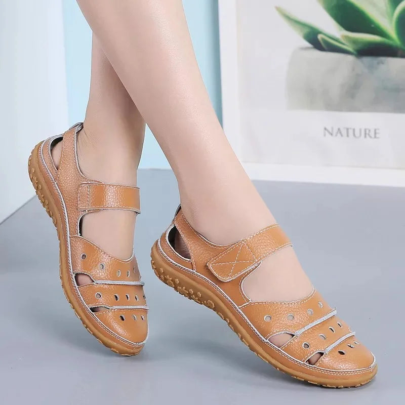 Valenzora | Orthopedic spring sandals with comfortable Velcro closure