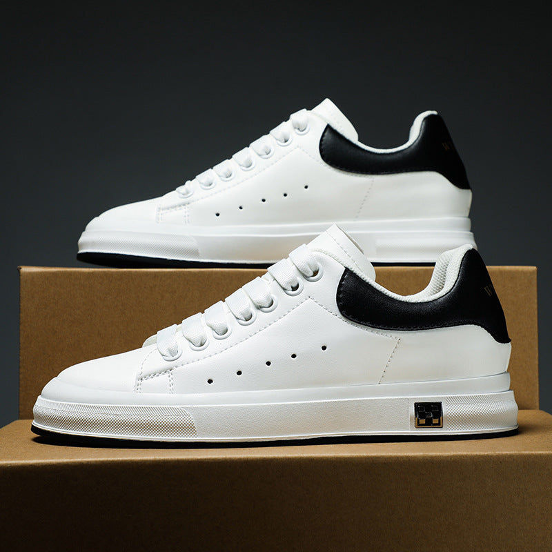 Valenzora | Sneakers mit Absatz: Bequeme Freizeitschuhe mit 6 cm verstecktem Absatz, aus Kunstleder, für Alltag & Business