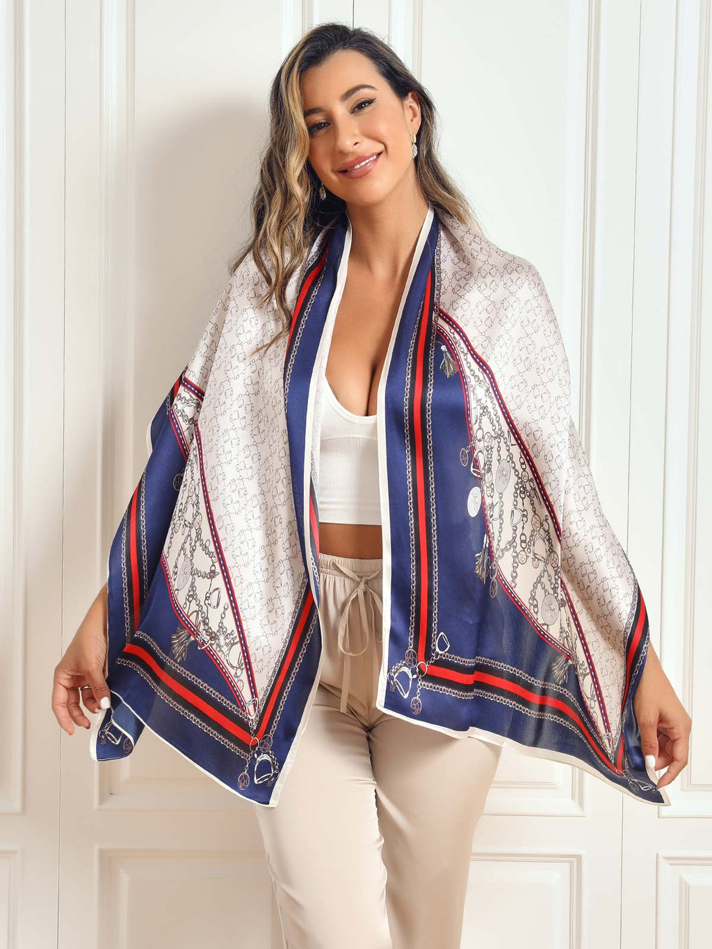 Valenzora | Luxurious women's scarf made of mulberry silk