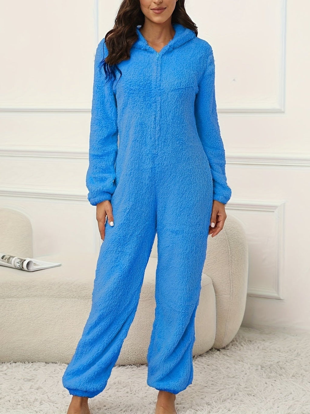 Valenzora | Kapuzen-Lounge-Jumpsuit für stilvollen Winterkomfort für Frauen