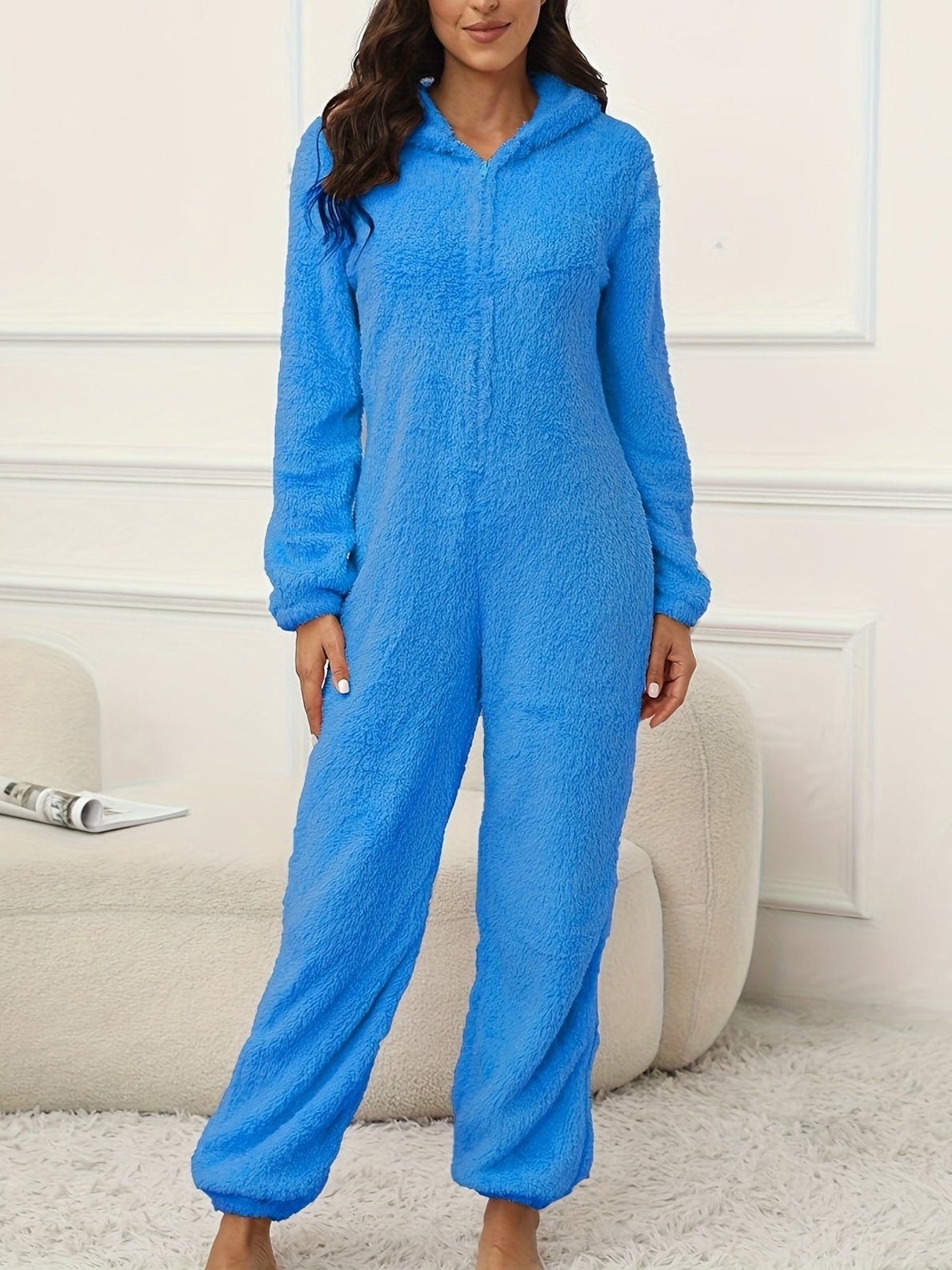 Valenzora | Kapuzen-Lounge-Jumpsuit für stilvollen Winterkomfort für Frauen