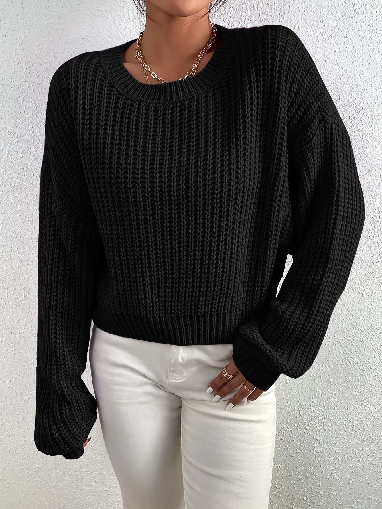Valenzora | Lässiger langer Pullover für Damen mit