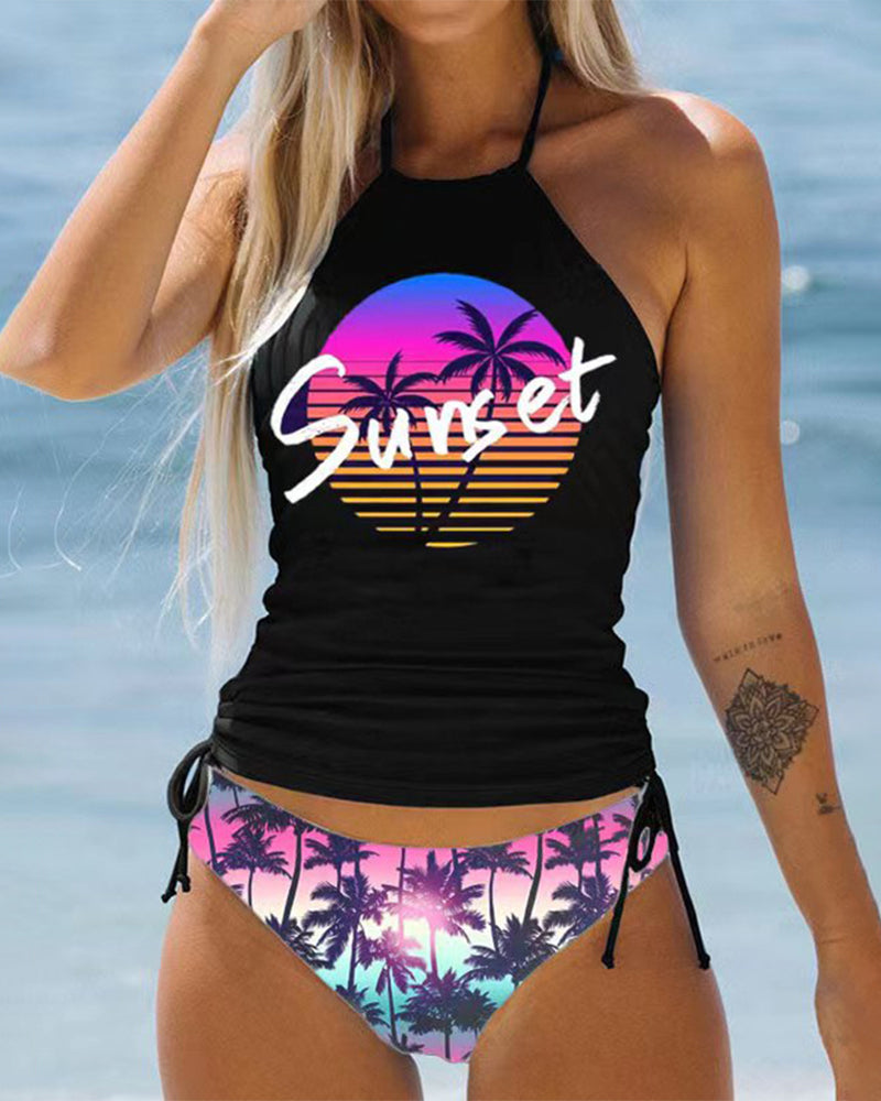 Valenzora | Bikini-Set mit Palmenmotiv