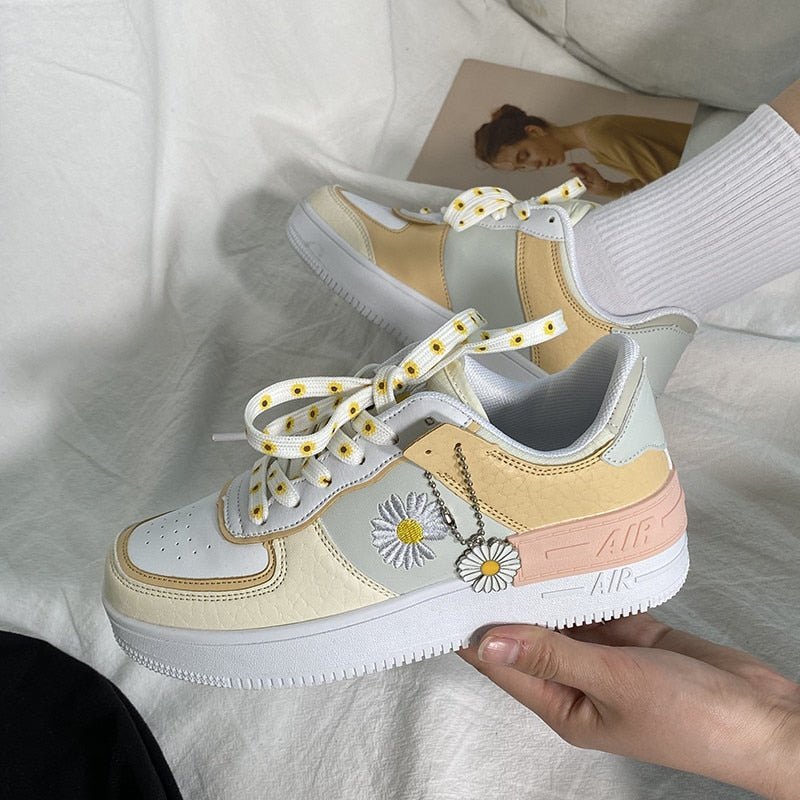 Valenzora | Casual Non-Slip Floral Print Ankle Sneakers