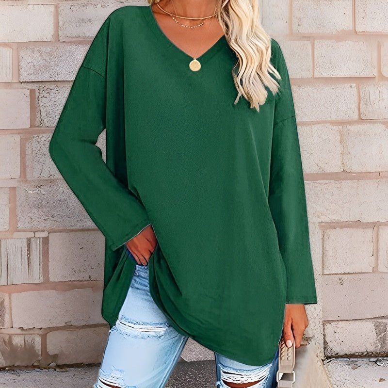Valenzora | Oversize V-Pullover für Damen