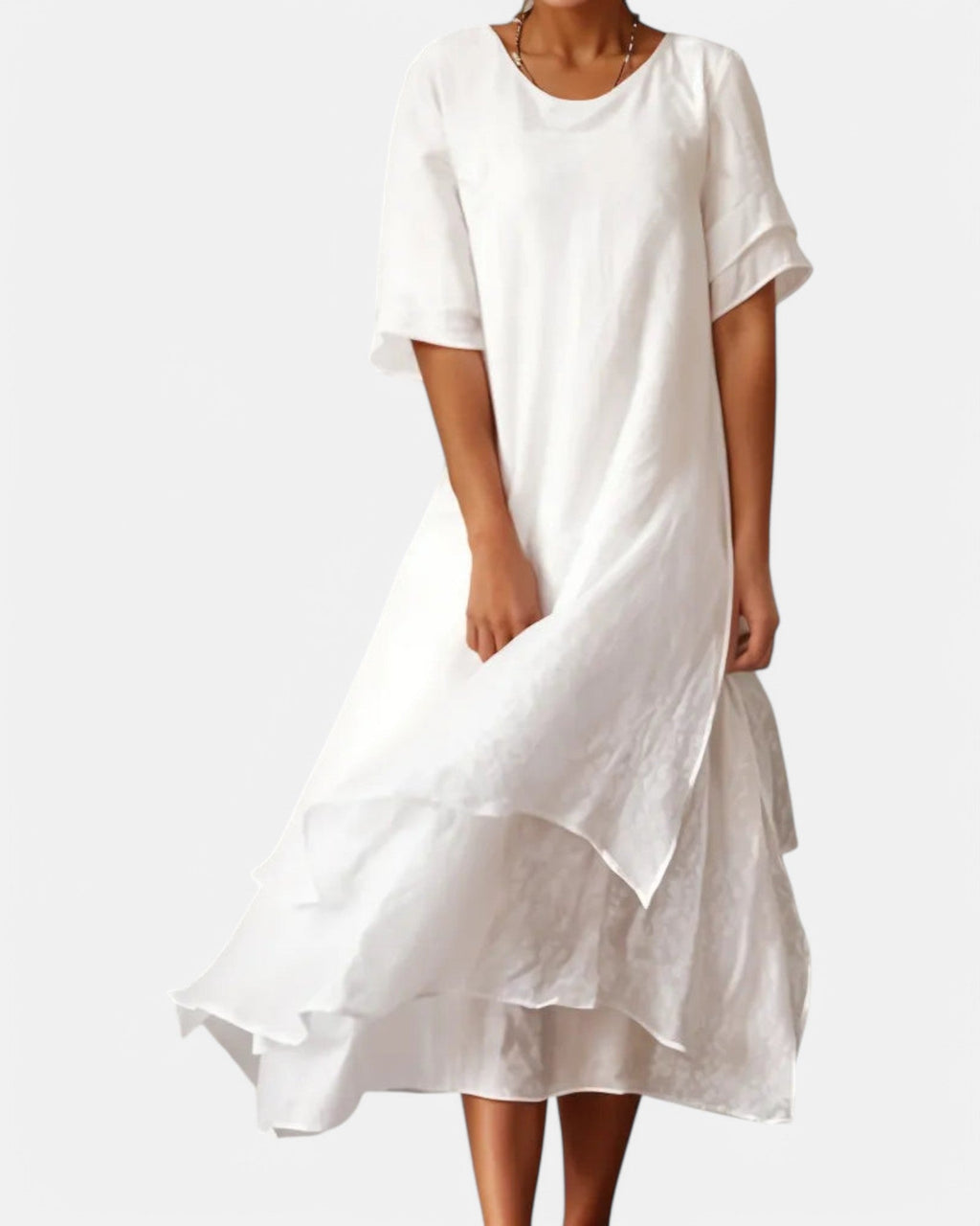 Valenzora | Leichtes Sommerkleid aus Baumwolle für elegante Auftritte