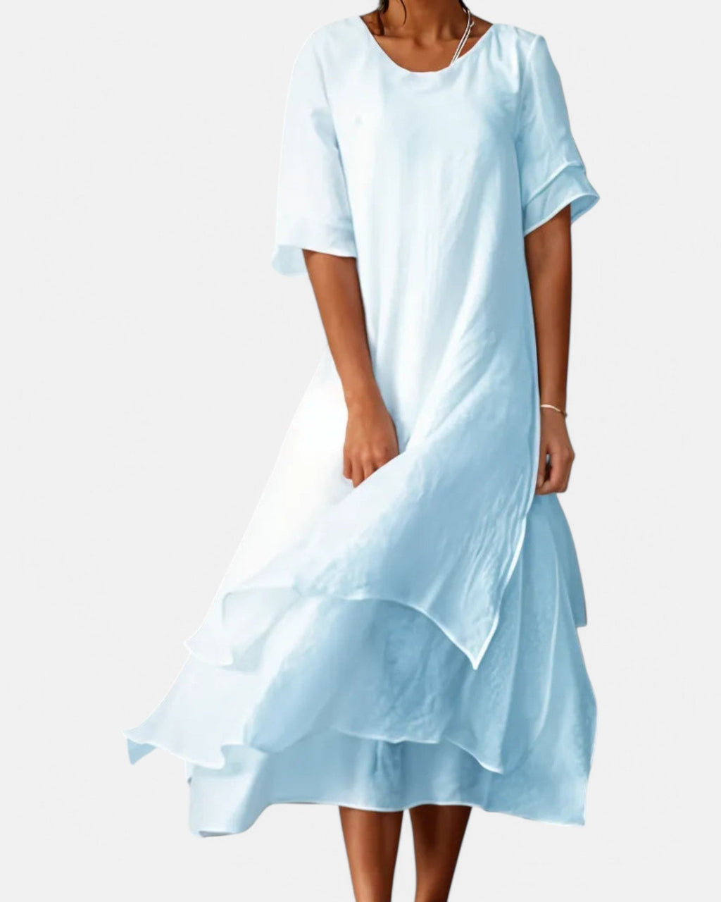 Valenzora | Leichtes Sommerkleid aus Baumwolle für elegante Auftritte