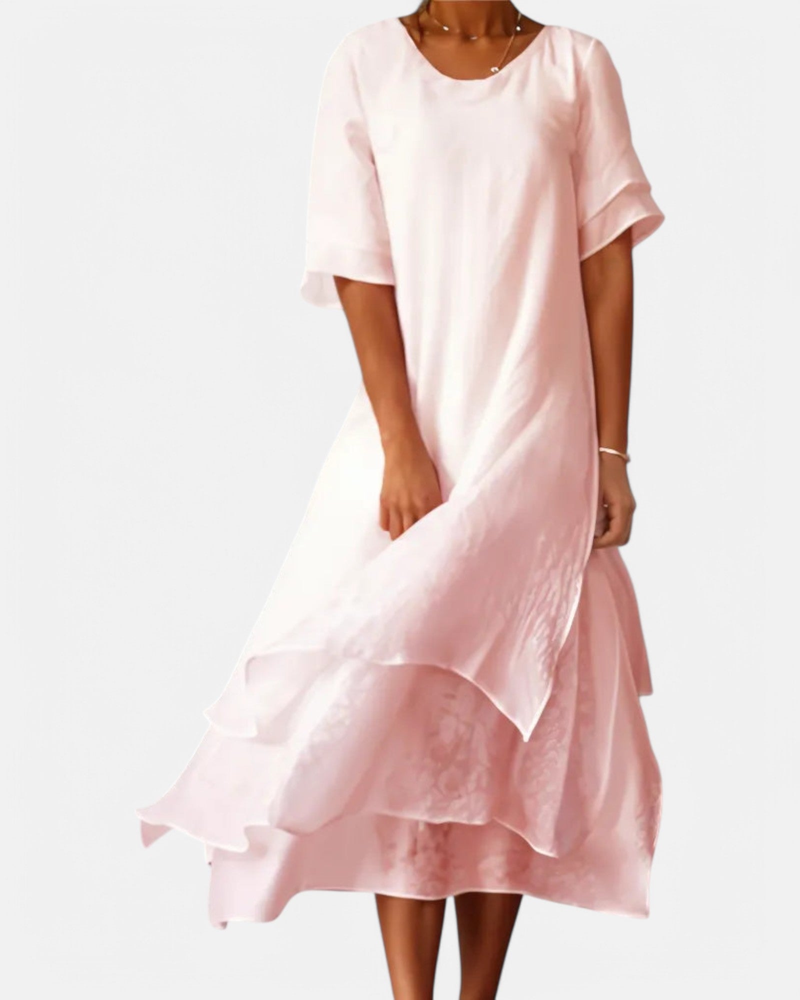 Valenzora | Leichtes Sommerkleid aus Baumwolle für elegante Auftritte