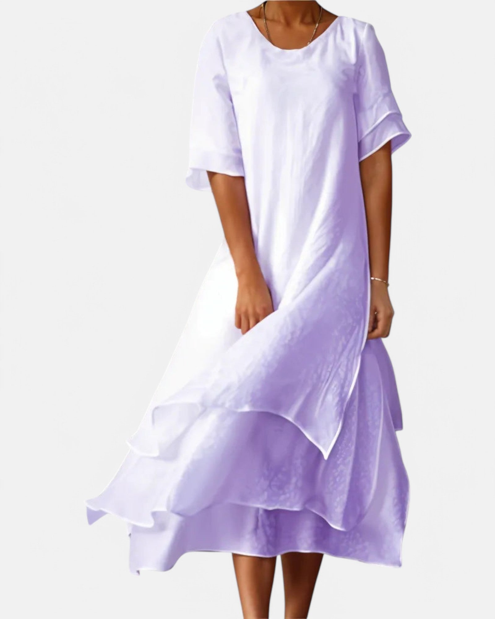 Valenzora | Leichtes Sommerkleid aus Baumwolle für elegante Auftritte
