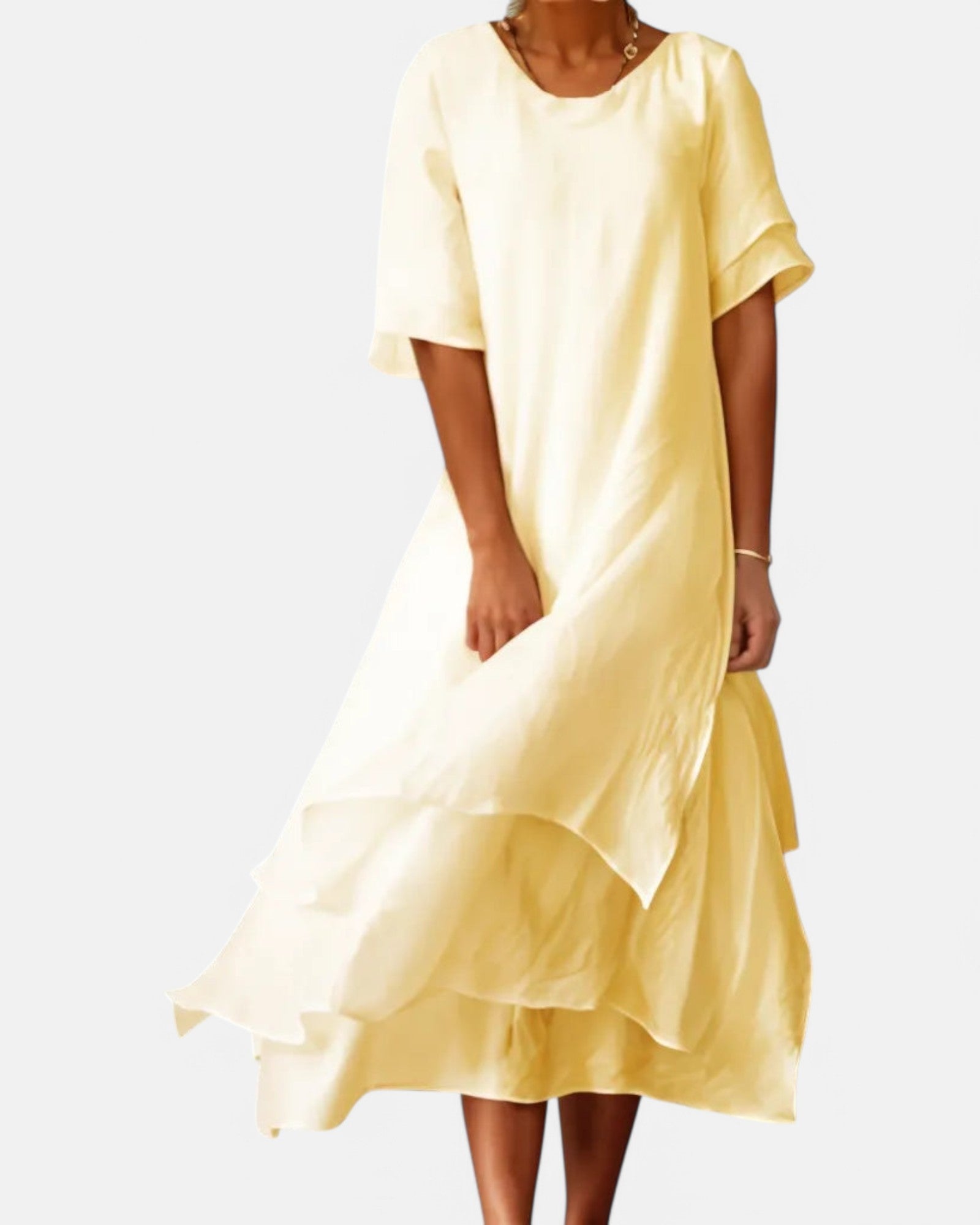 Valenzora | Leichtes Sommerkleid aus Baumwolle für elegante Auftritte