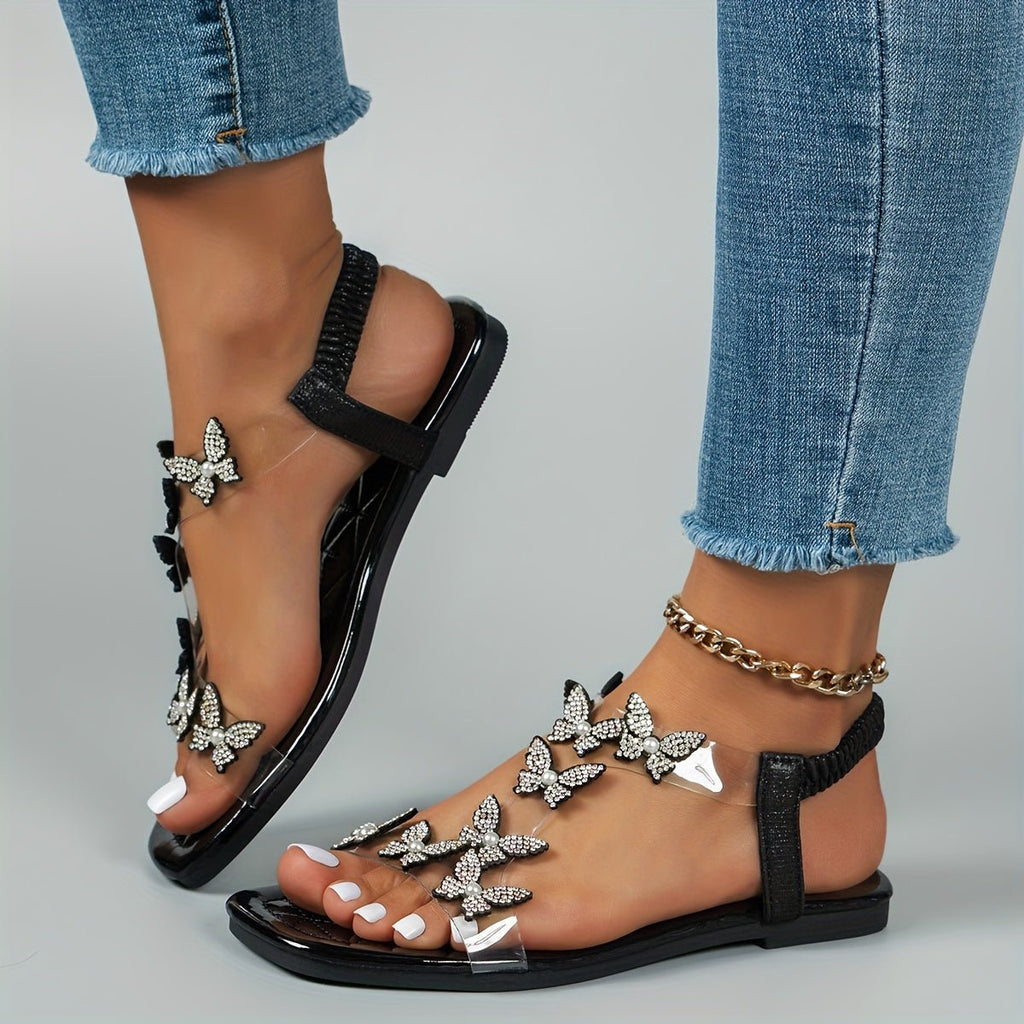 Valenzora | Sparkling rhinestone sandals