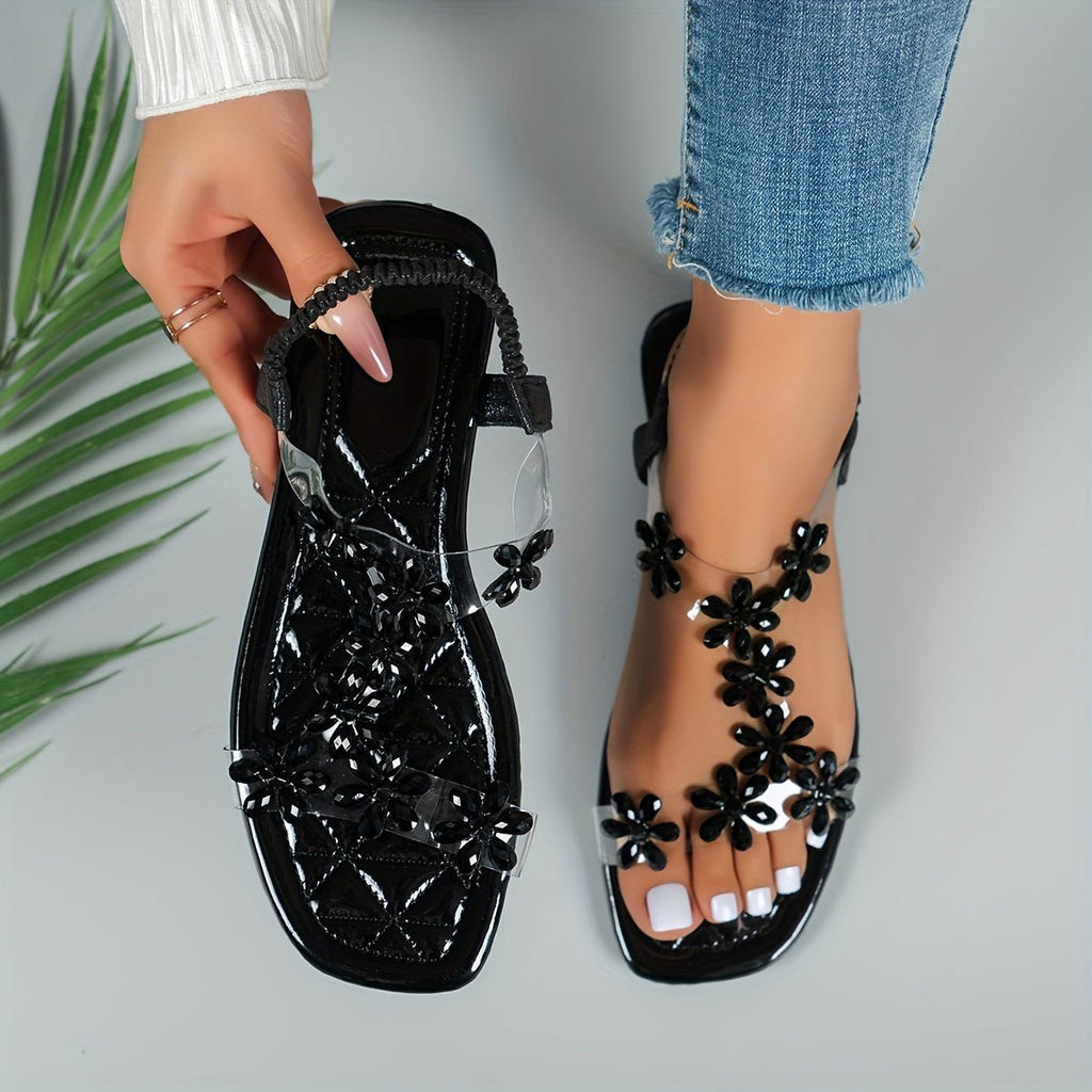 Valenzora | Sparkling rhinestone sandals