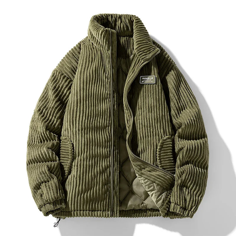 Valenzora | Gesteppte Samt-Cordjacke – Stil & Komfort für Damen