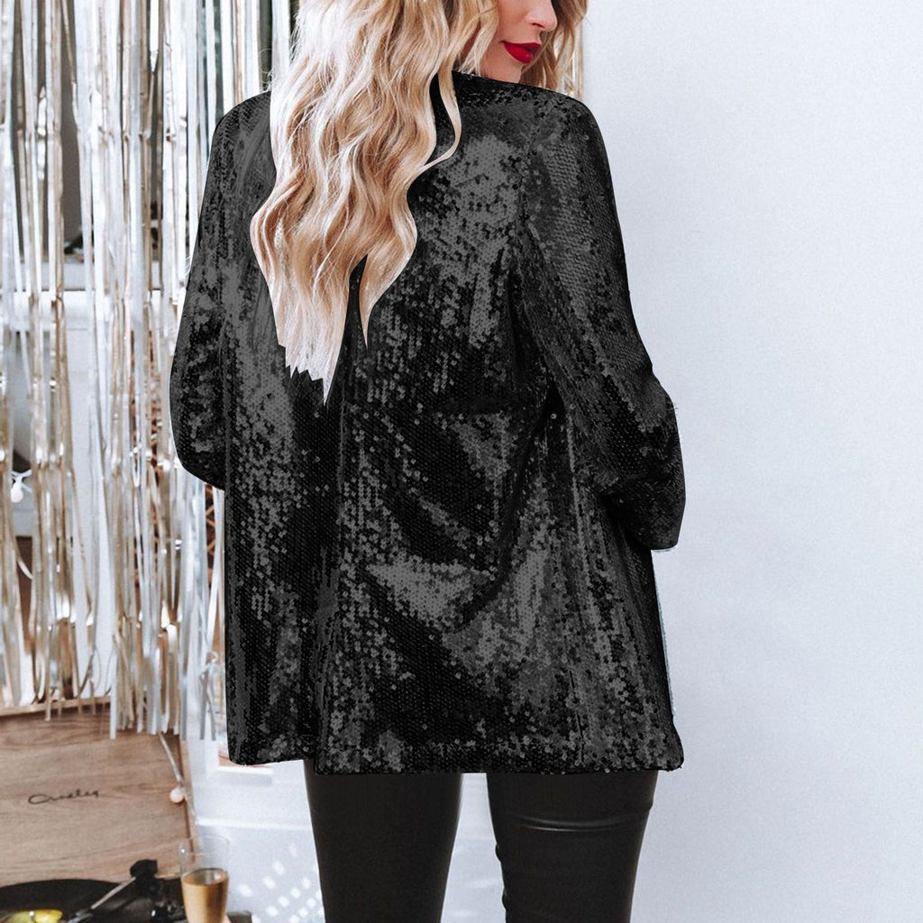 Valenzora | Stylish Winter Chic Glitter Blazers for Women