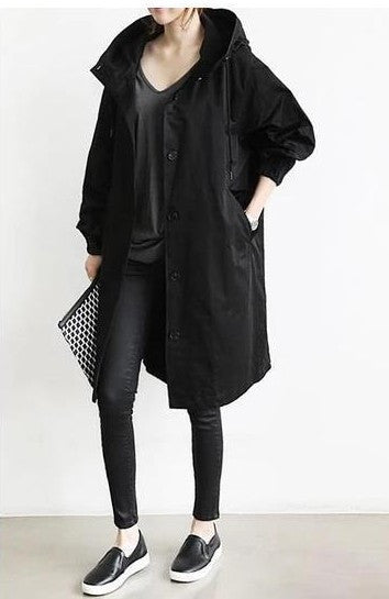 Valenzora | Trenchcoat mit Kapuze