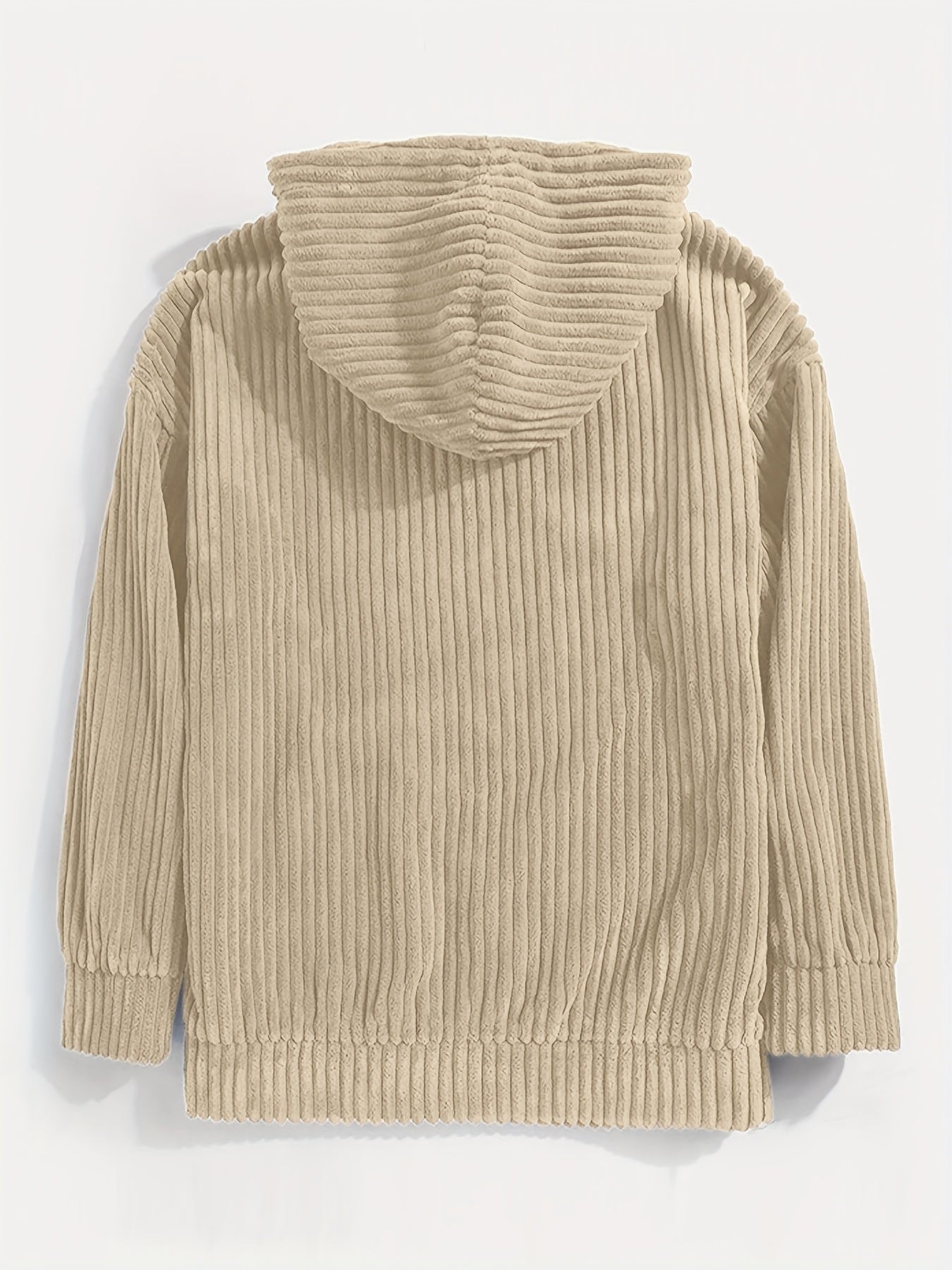 Valenzora | Corduroy Hooded Pullover