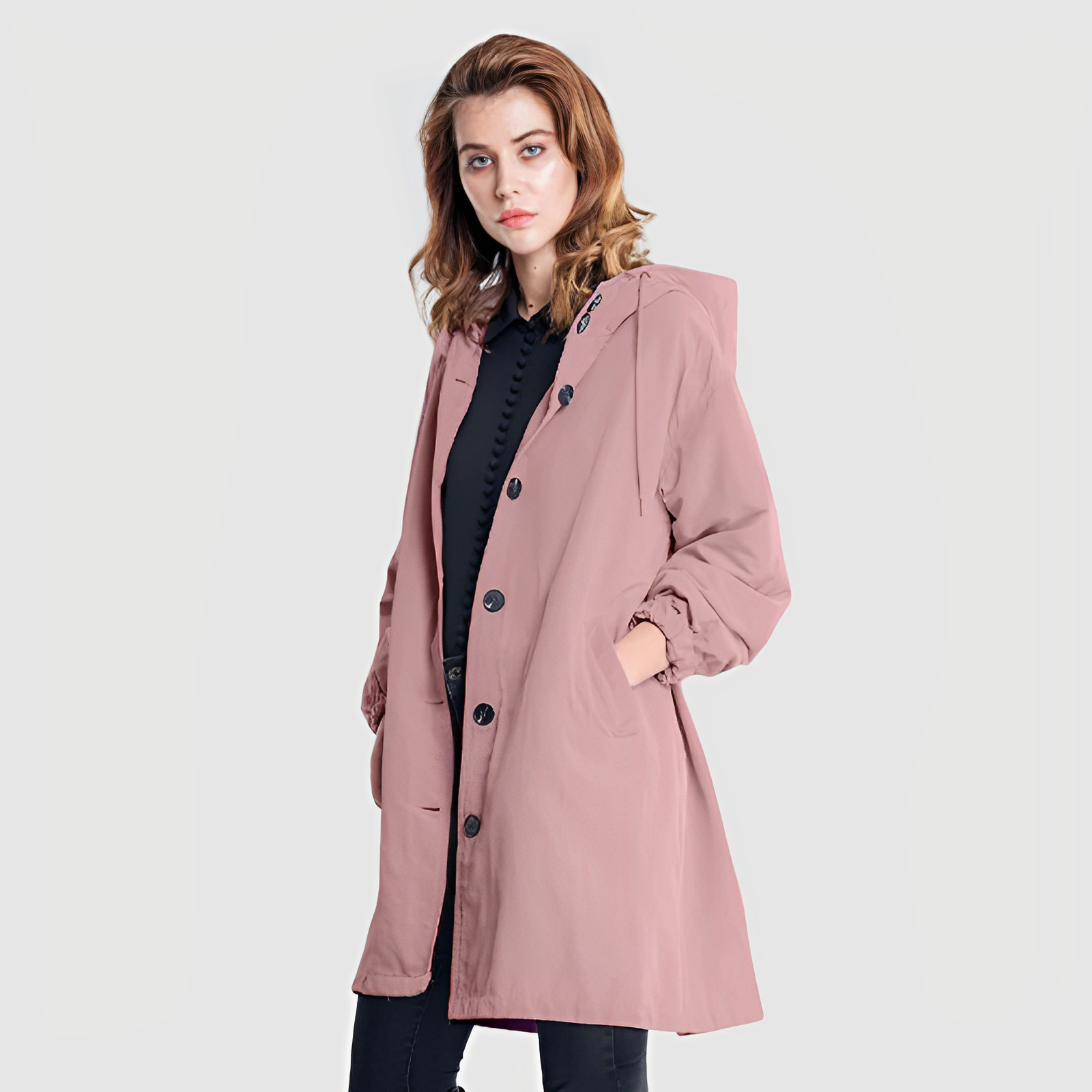 Valenzora Waterproof Rain Jacket with Hood for Women | Perfect for Outdoor Activities