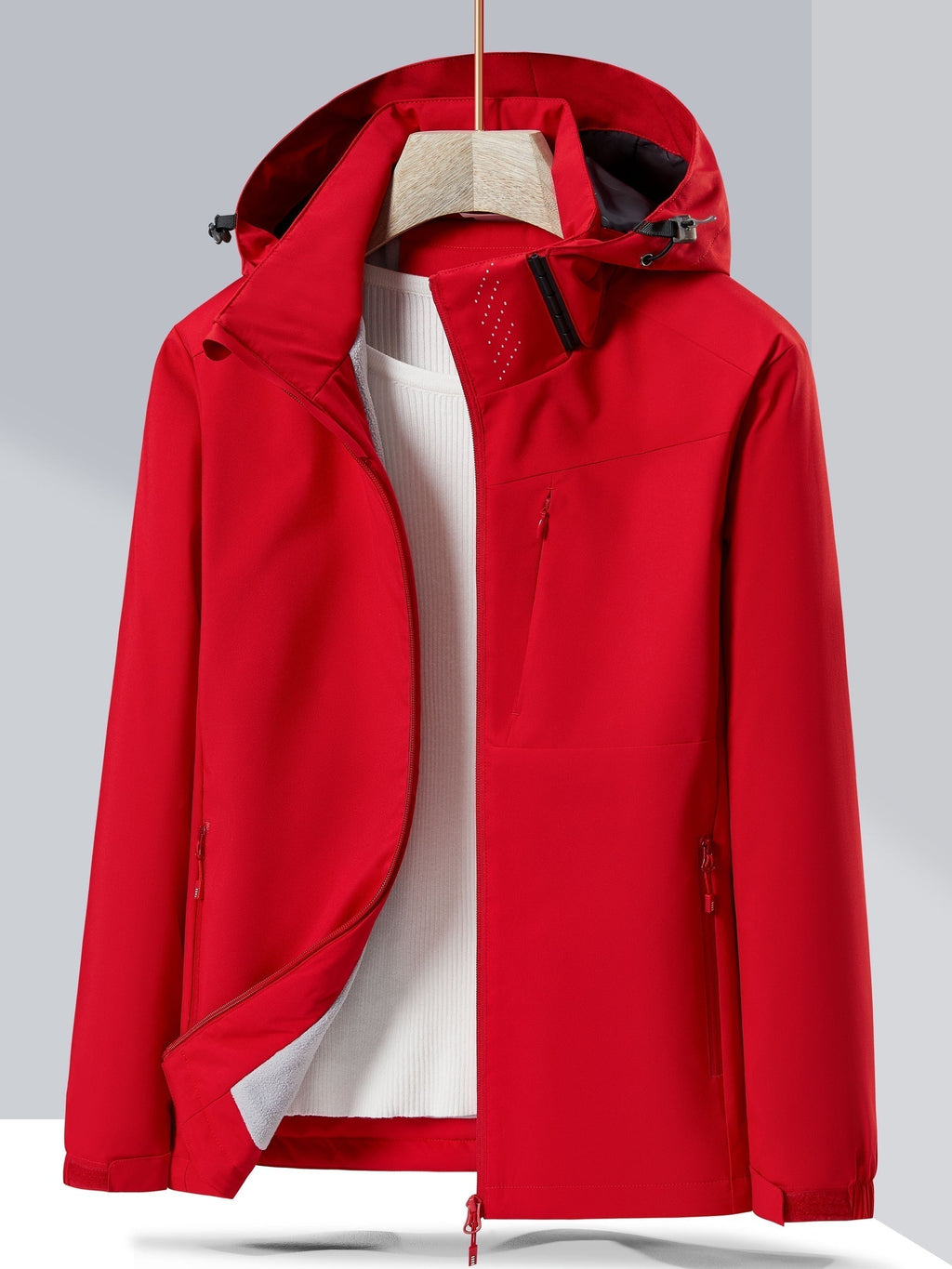 Valenzora Waterproof Fleece Winter Jacket with Hood for Women | Perfect for Outdoor Activities