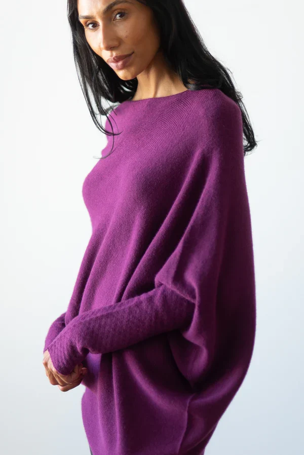 Mariemi™ - Asymmetrically Draped Sweater