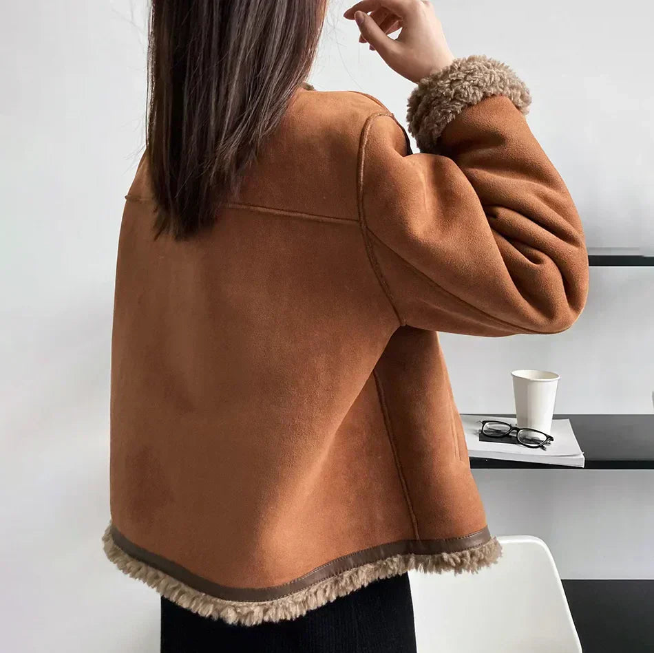 Valenzora | Weiche Lammwolljacke