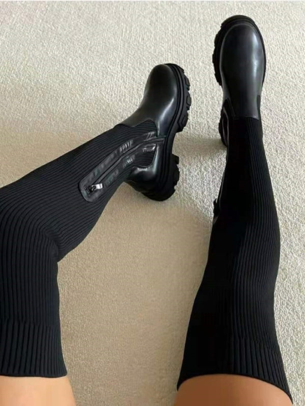 Valenzora | Luxuriöse Overknee-Stiefel