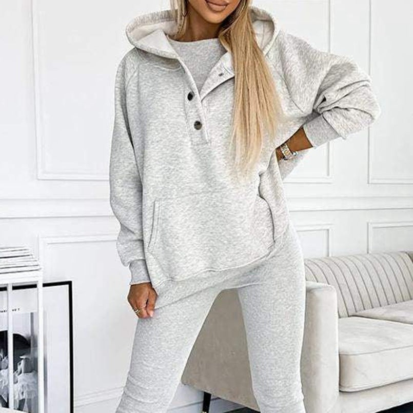 Valenzora | 3-Piece Women's Sports Set for Autumn and Winter