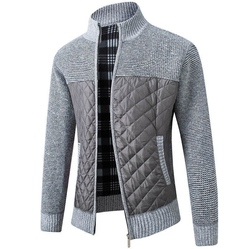 Valenzora | Cardigan with stand-up collar