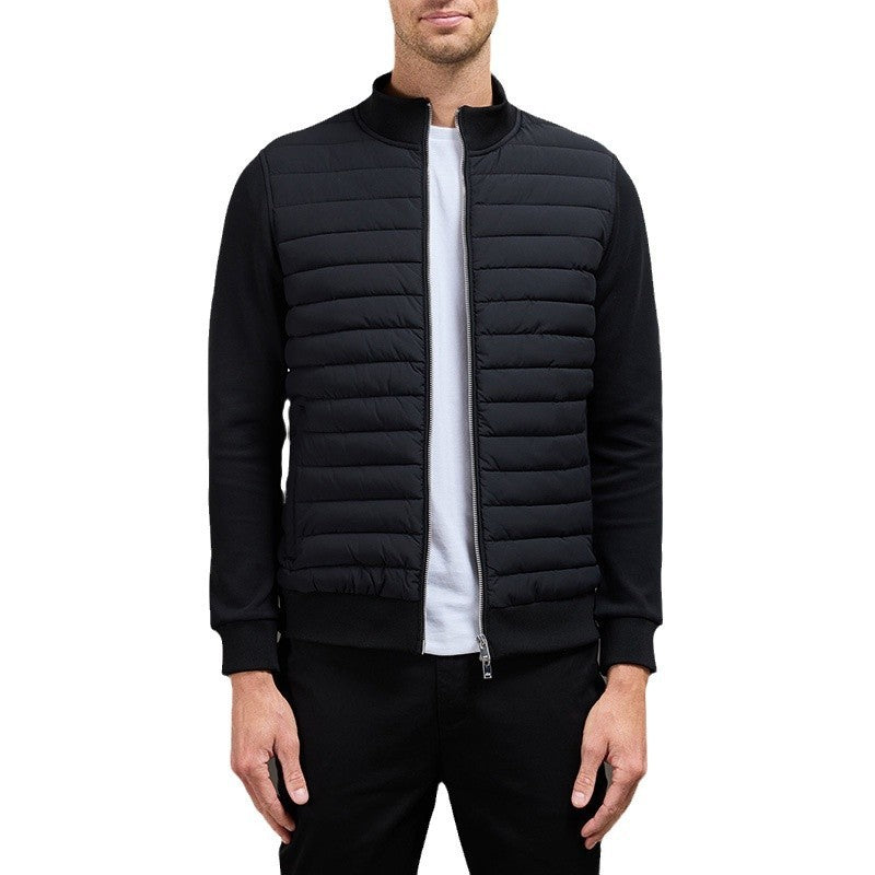 Valenzora | Lightweight stand-up collar cardigan, lined casual jacket with zipper, for spring & autumn
