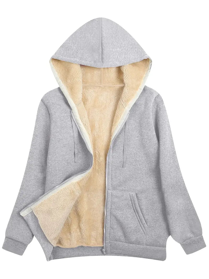Valenzora | Warme und weiche Kapuzenjacke für Damen | Perfekt für den Winter