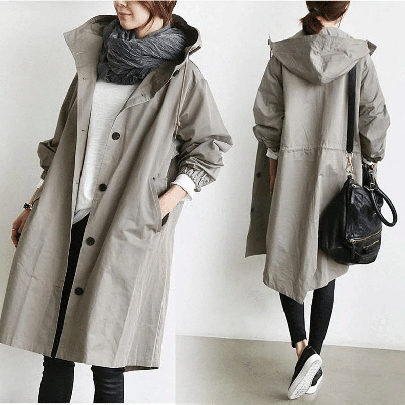 Casual and effortless winter coat