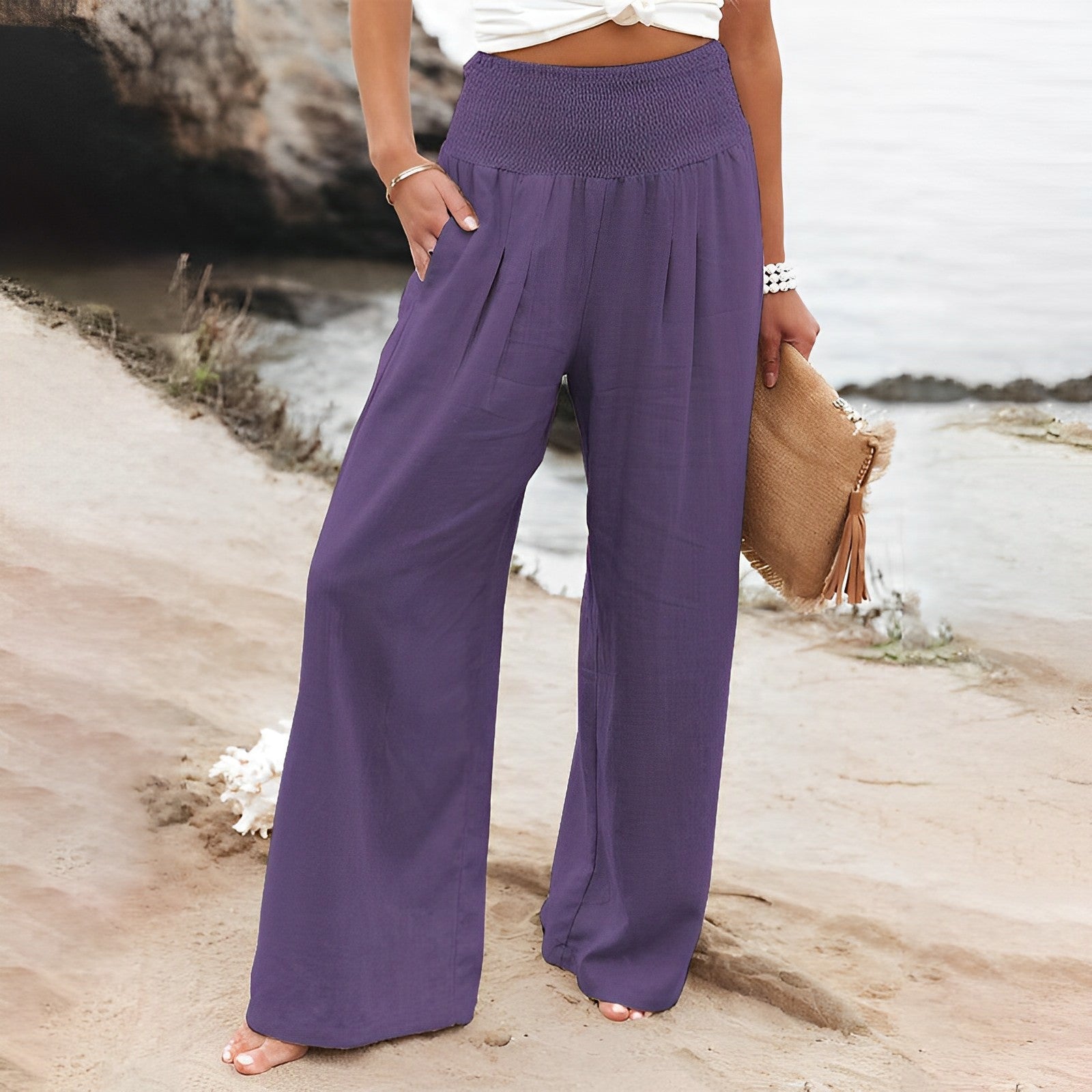 Valenzora | Luxurious wide-leg trousers for women