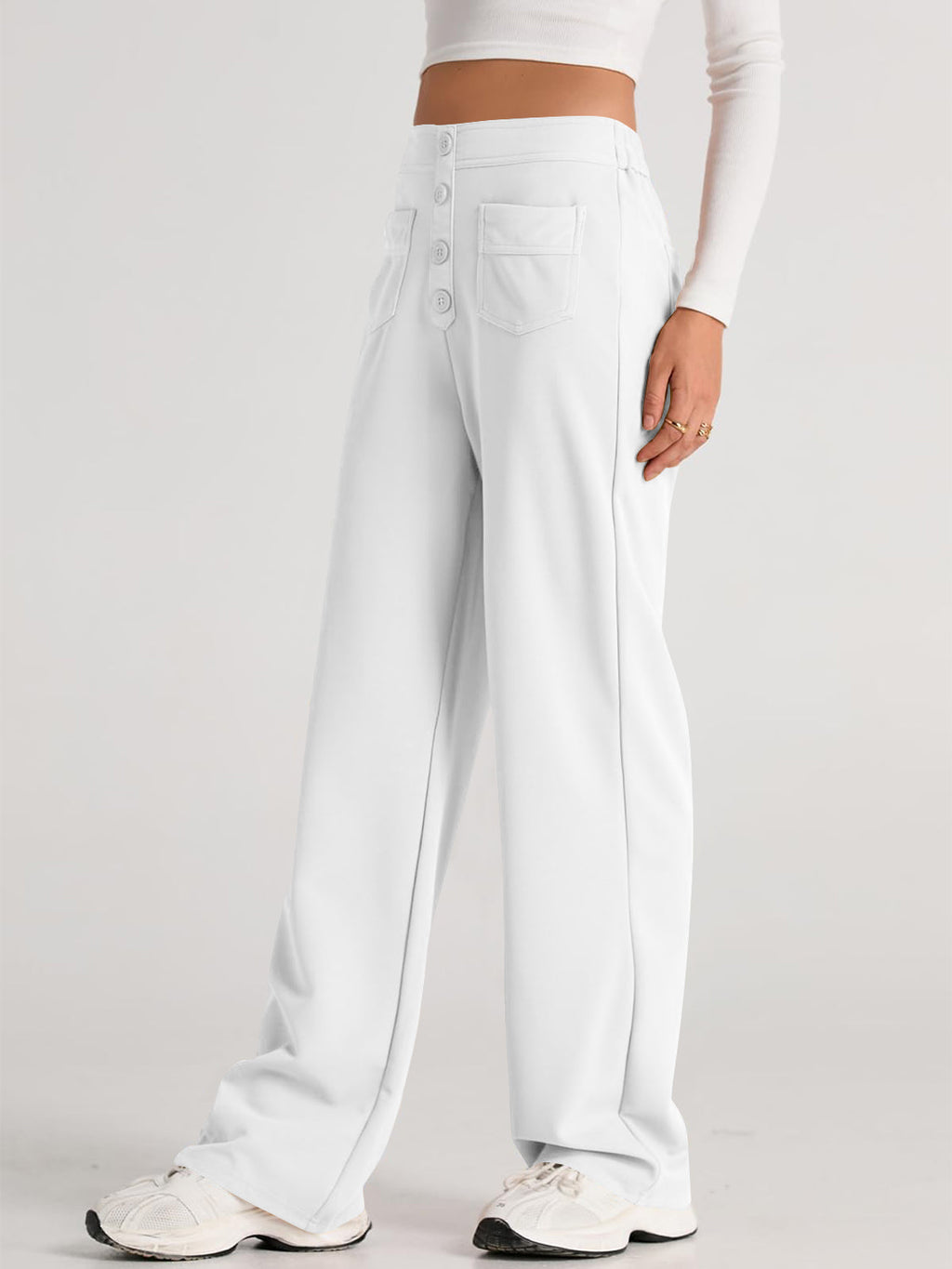 Valenzora | Weite Hose mit Taschen, elegant und bequem