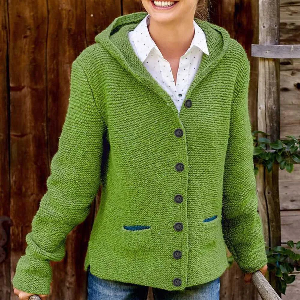 Valenzora | Stylish cardigan with hood