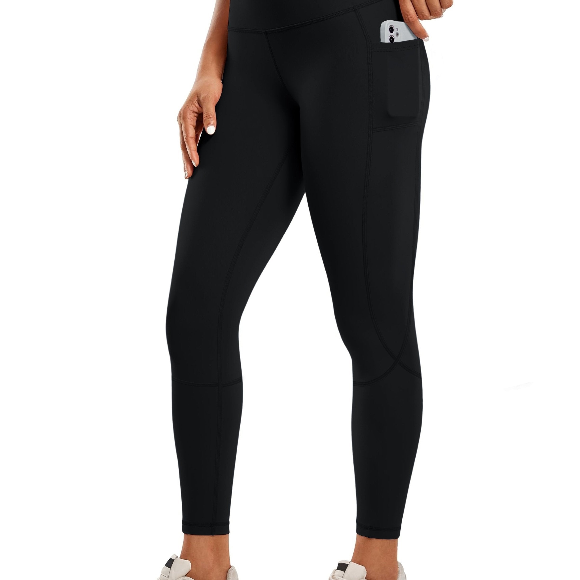 Valenzora | Schnelltrocknende Damen-Yogahose mit hoher Taille und Tasche
