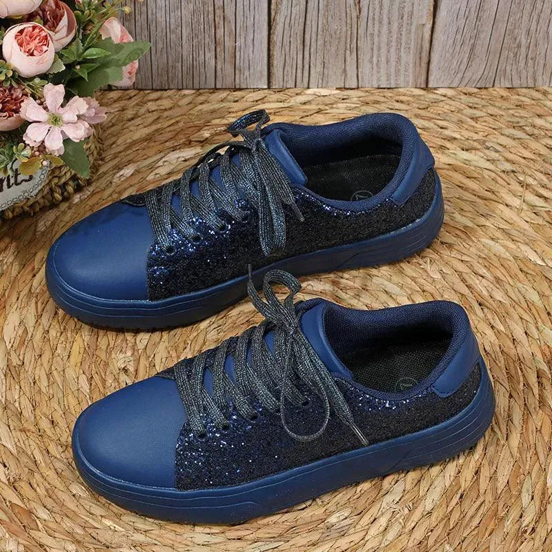 Valenzora | Glitzernde Sneaker mit Pailletten