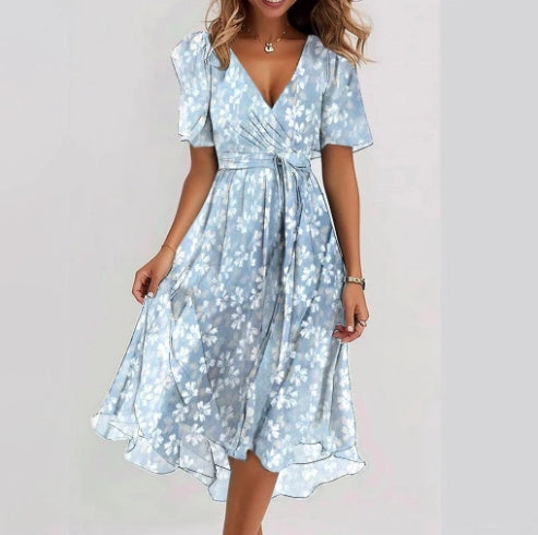 Valenzora | Damenkleid mit V-Ausschnitt