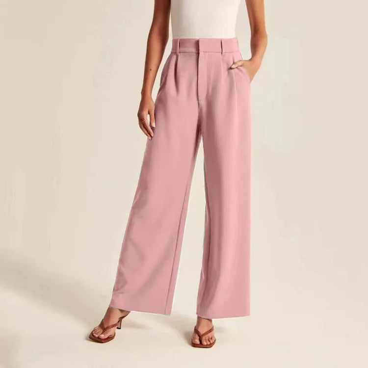Valenzora - Women's Chic Wide Leg Trousers