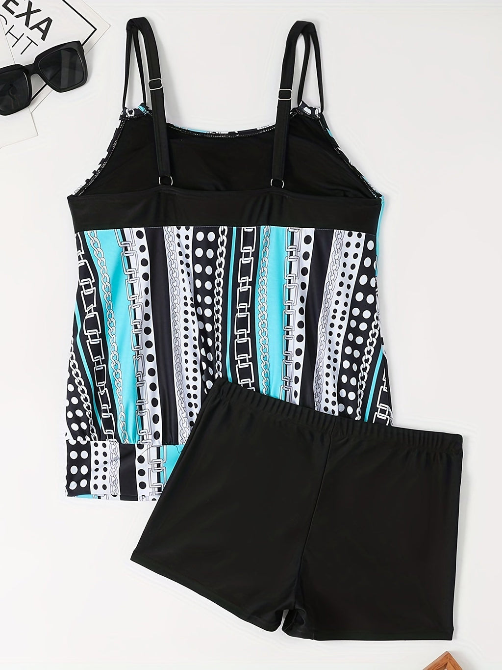 Valenzora | Tankini-Set mit Streifen und Punkten