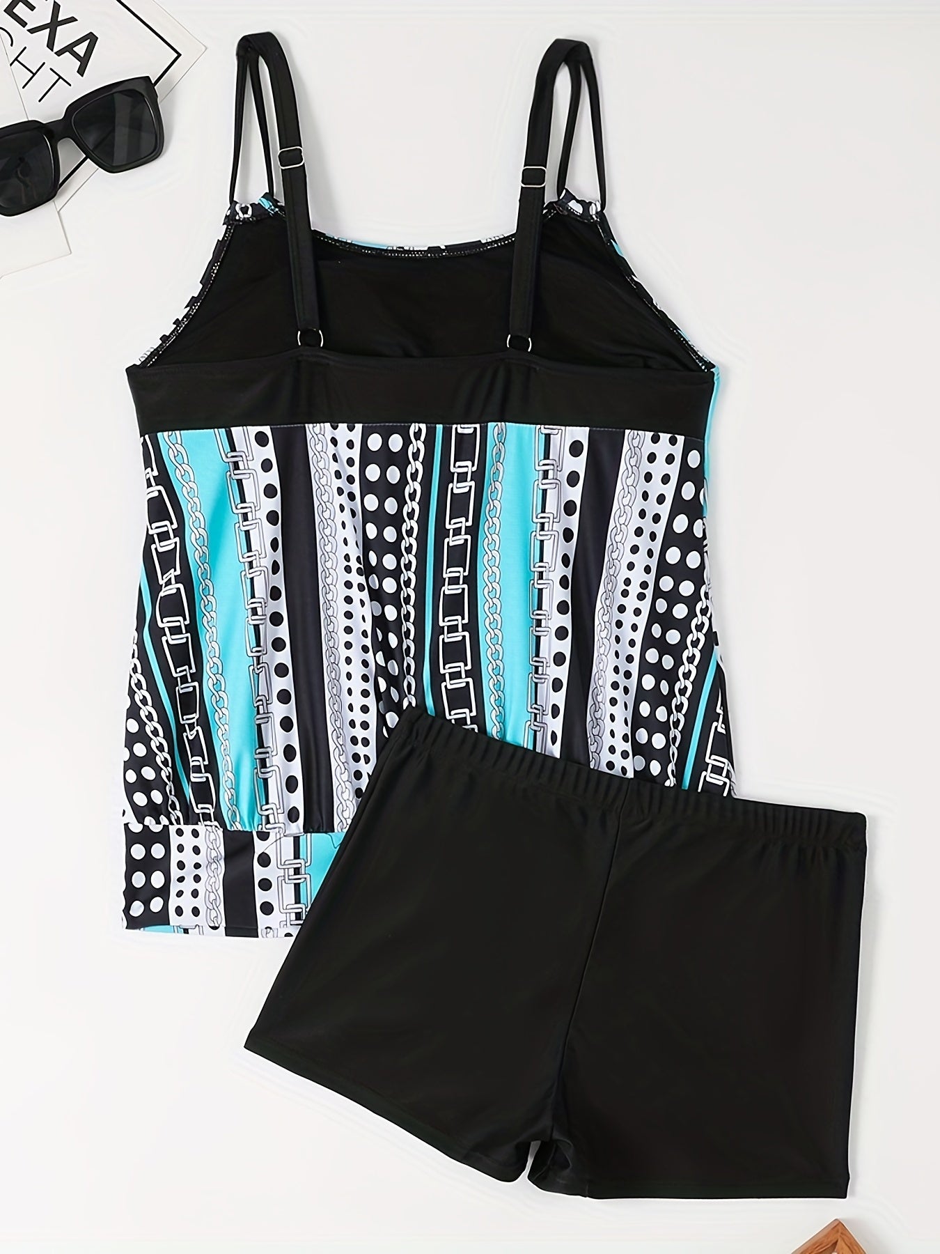 Valenzora | Tankini-Set mit Streifen und Punkten