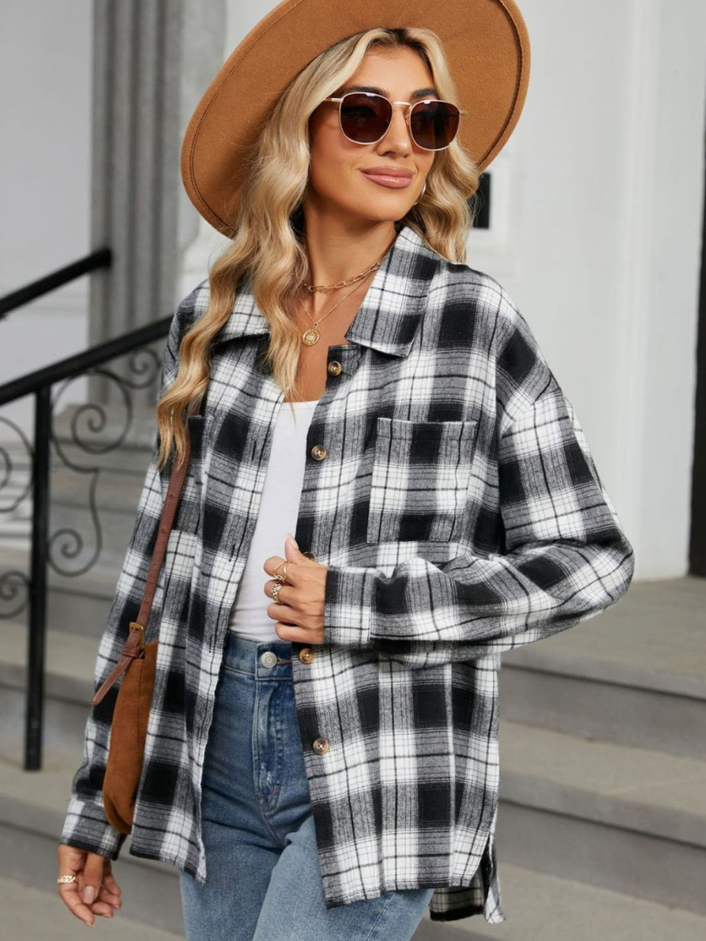 Valenzora | Checkered shirt for women