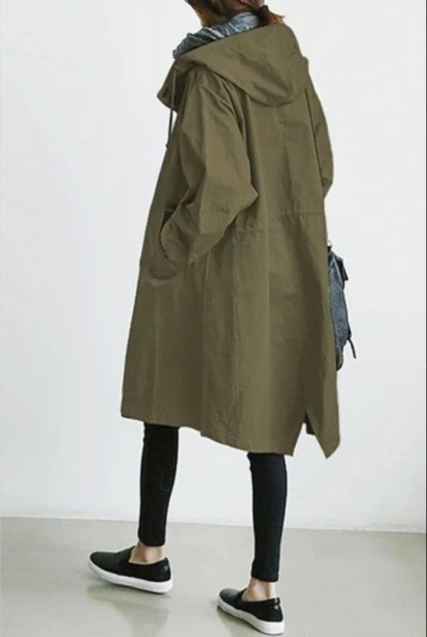Valenzora | Trenchcoat mit Kapuze