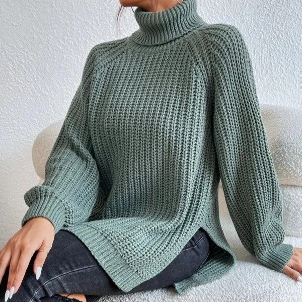 Valenzora | Damen Rollkragenoberteil